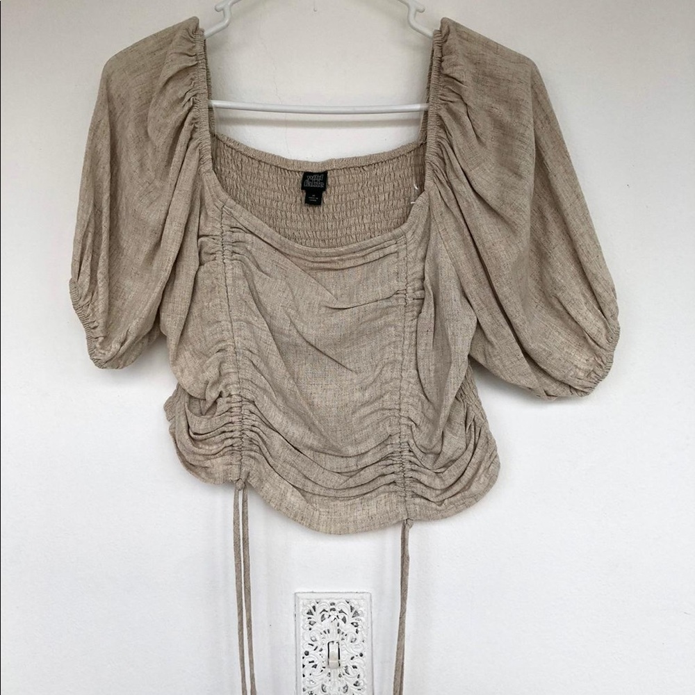 Cream top by Wild Fable